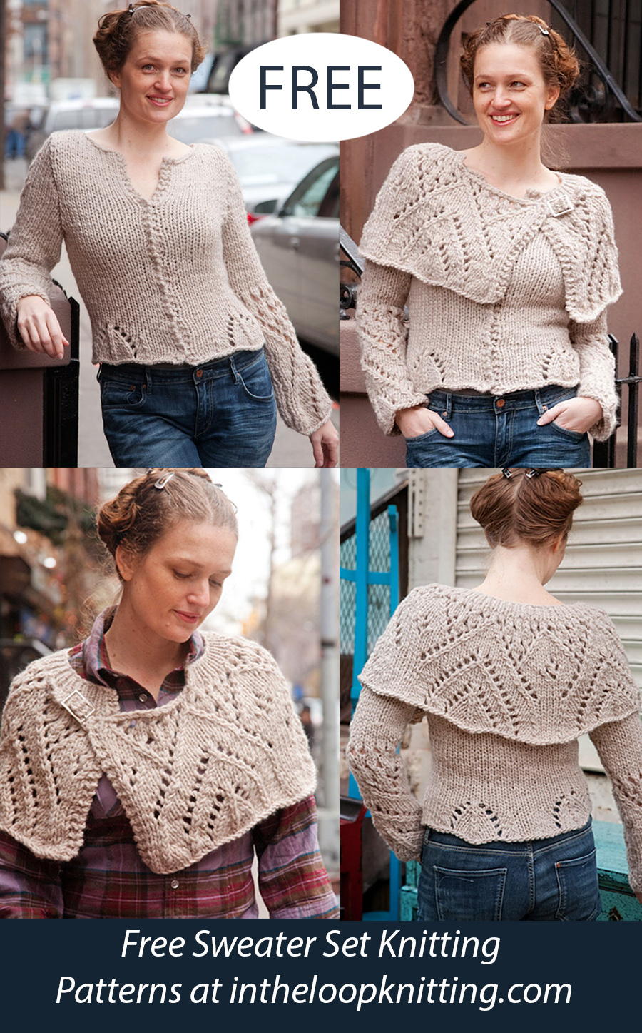 Free Lady Lovelace Cardigan and Shawl Knitting Pattern 7626