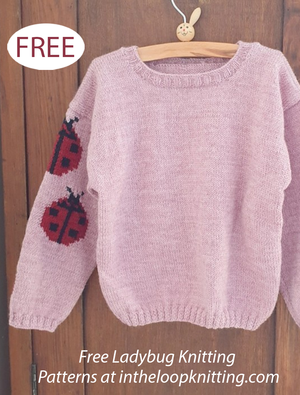 Free Ladybug Children’s Sweater Knitting Pattern