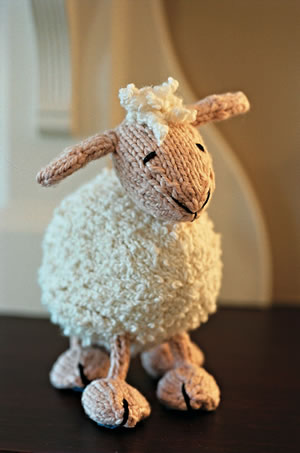 Free knitting pattern for lambs and sheep