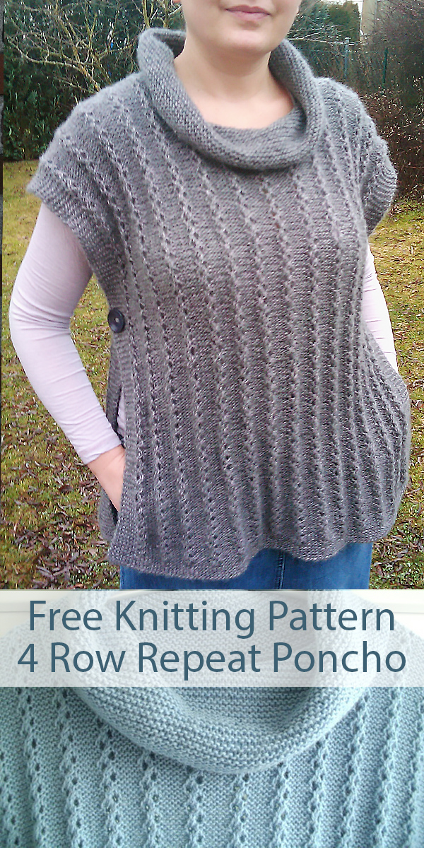 Ravelry: Adult Saunter Poncho pattern by Tatsiana Matsiuk