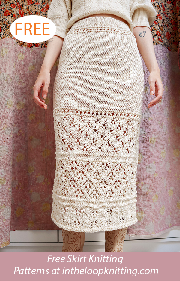 Free Lana Lacey Skirt Knitting Pattern