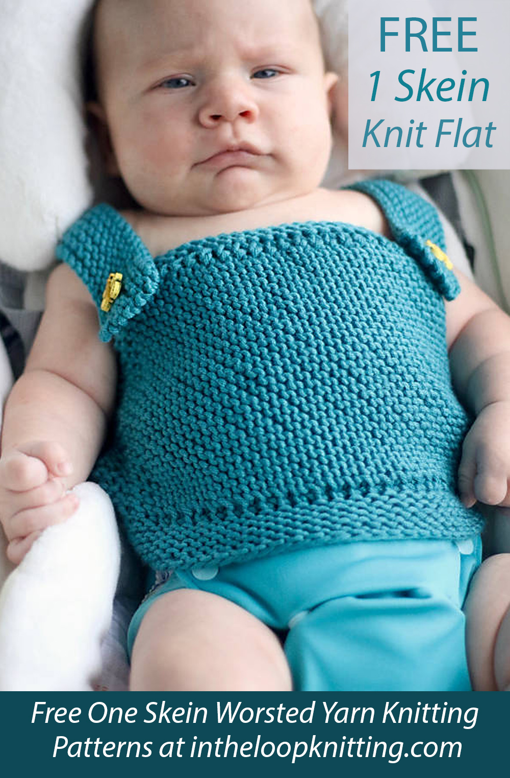 Free One Skein Landon Baby Top Knitting Pattern