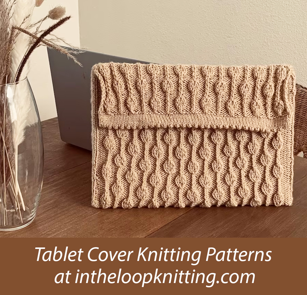  Crystal Drop Laptop Case Knitting Pattern