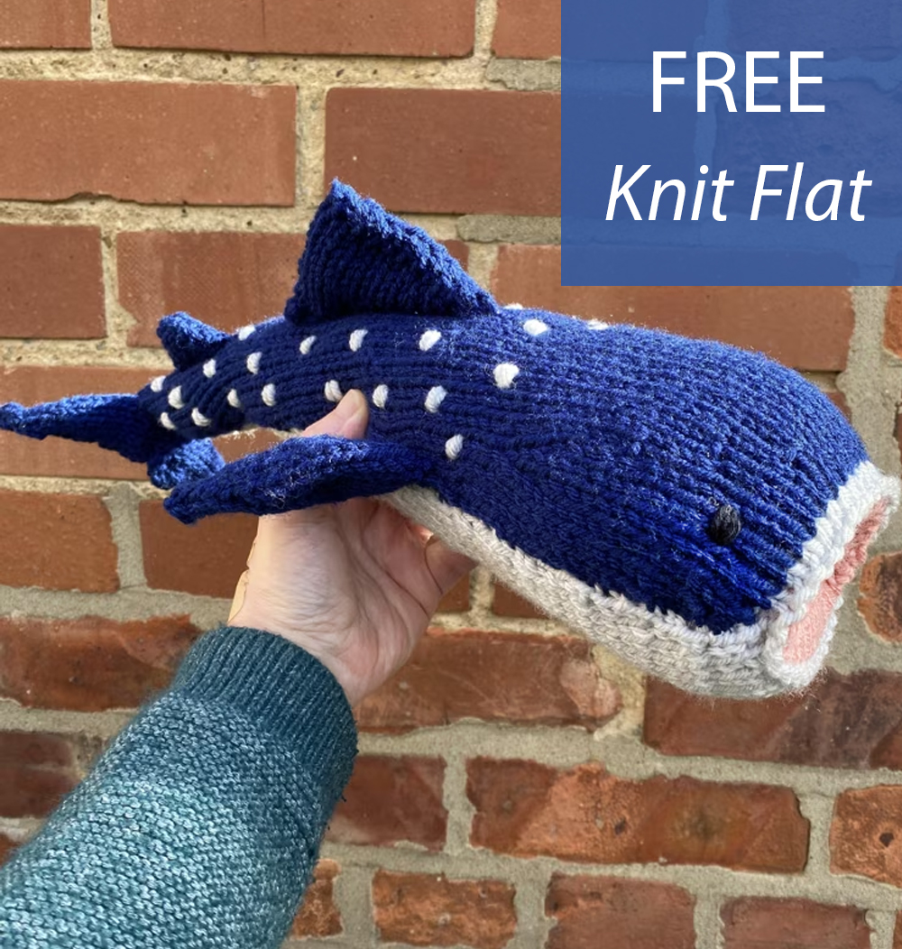 Free Large Whale Shark Knitting Pattern