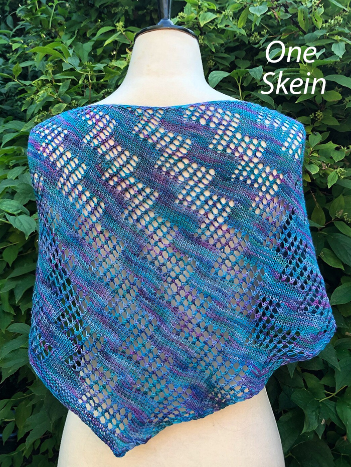 Knitting Pattern for Zigzag Lasso the Moon Shawl