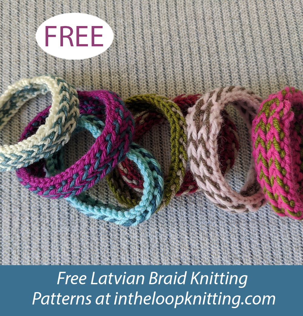Karin's Latvian Bracelets Free Knitting Pattern