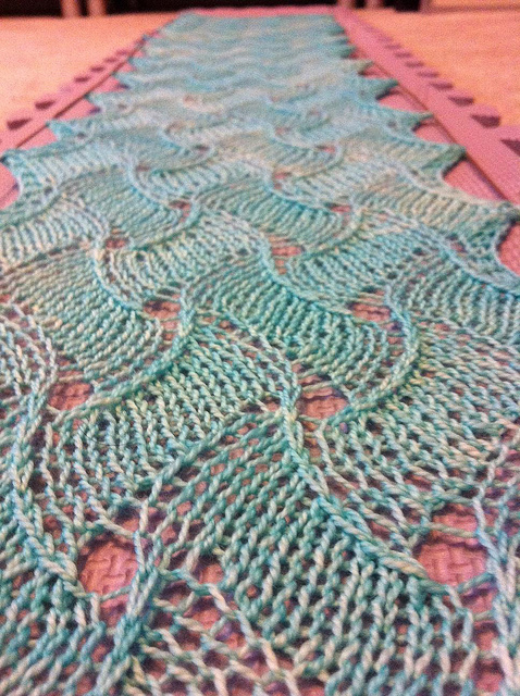 Lace patterns knitting