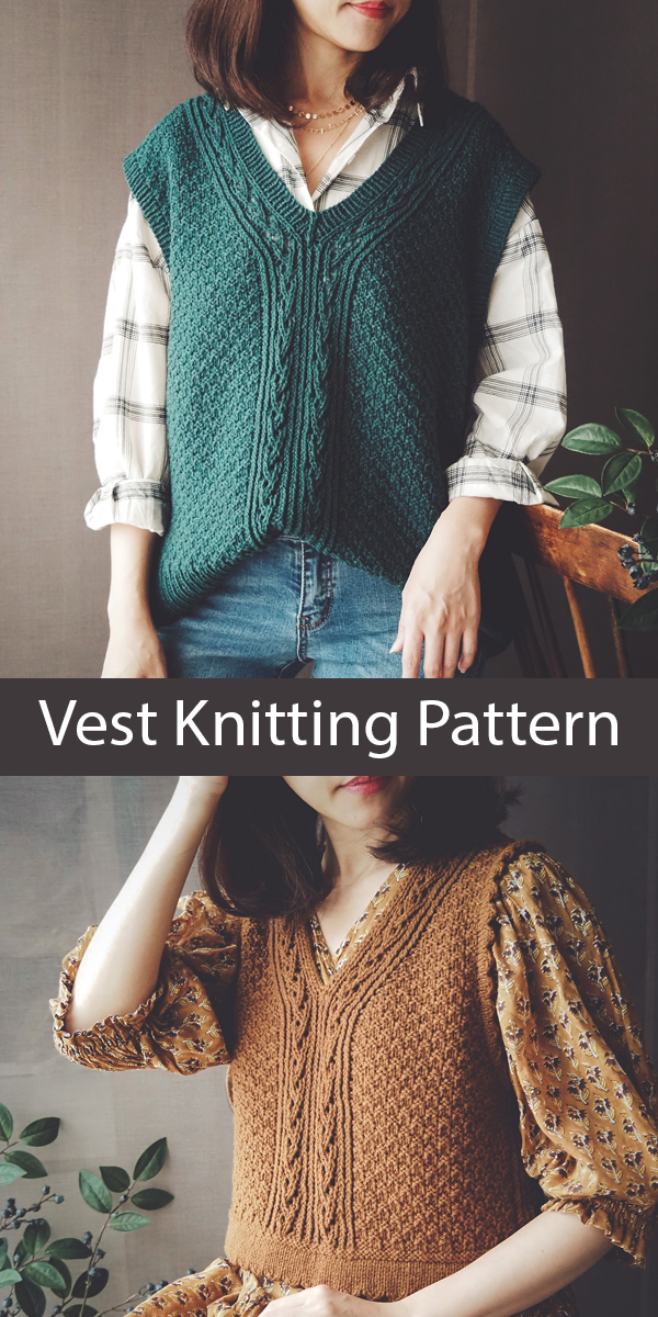 Laura Vest Knitting Pattern