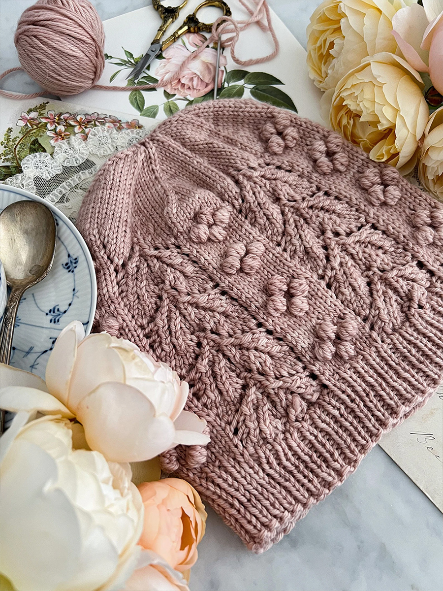 Knitting Pattern for One Skein Laurel Hat