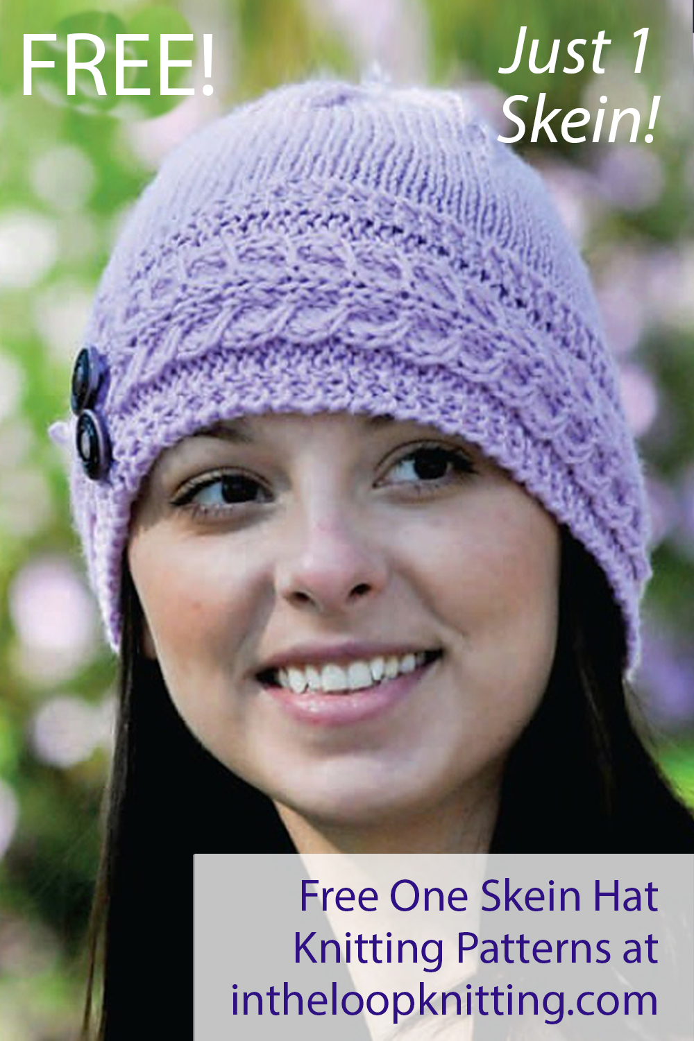 Free Hat Knitting Pattern Lauren Hat 1 Skein 