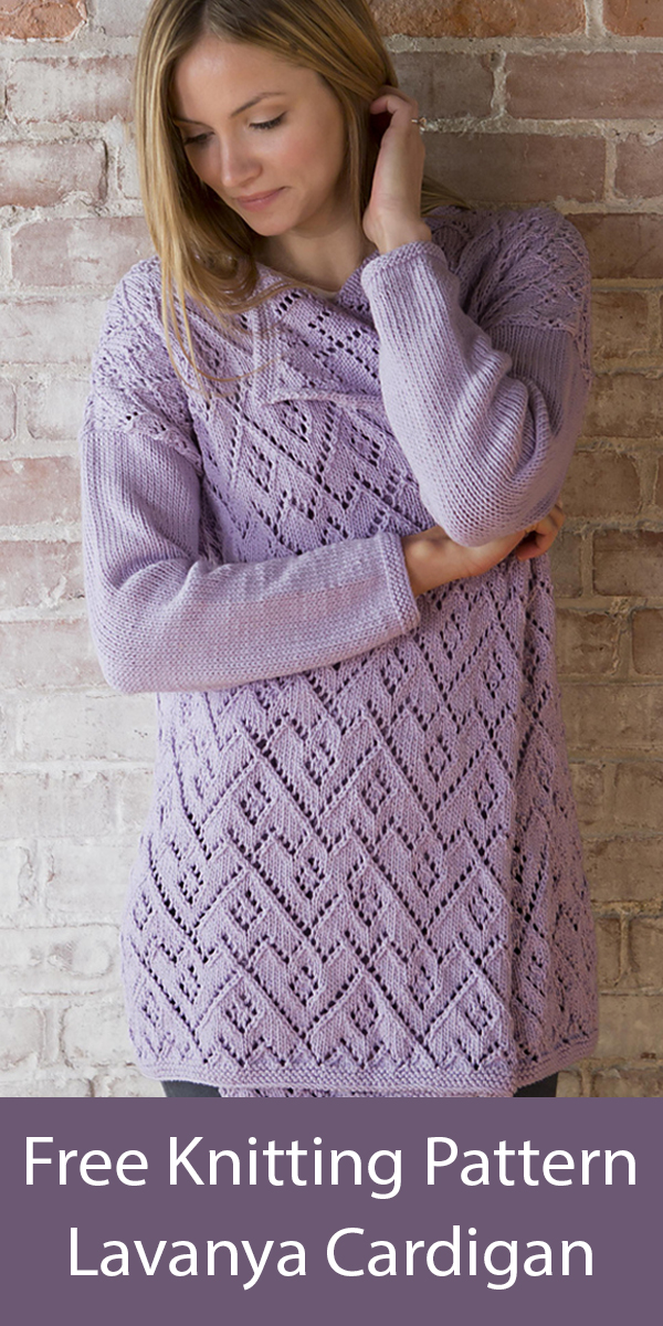 Free Lavanya Cardigan Knitting Pattern