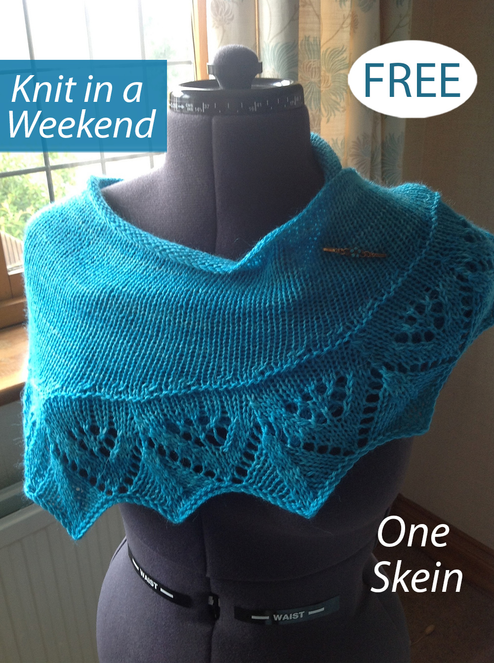 Free Le Weekend Shawlette Knitting Pattern