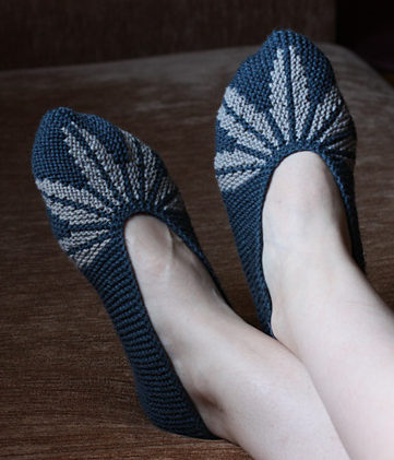 Slipper Knitting Patterns In The Loop Knitting