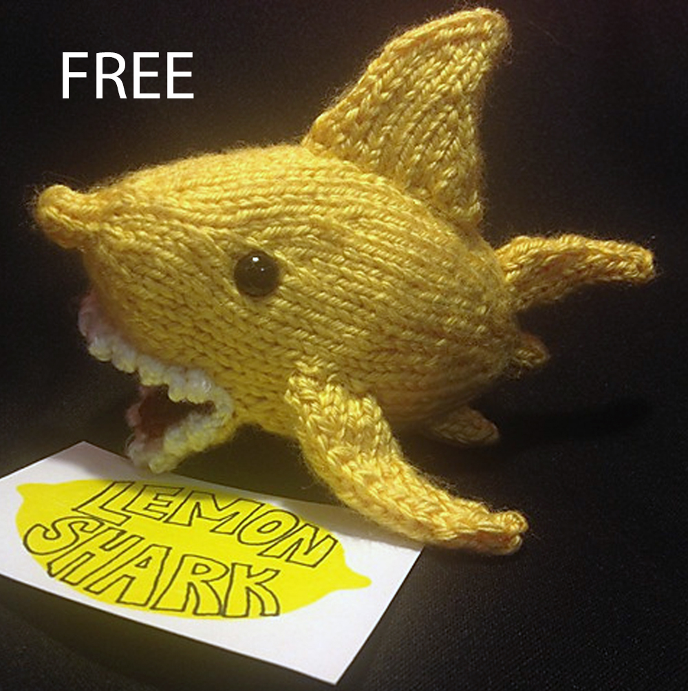 Free Knitting Pattern Lemon Shark