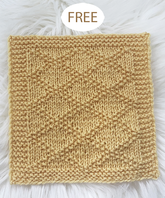 Free Leni Washcloth Knitting Pattern 