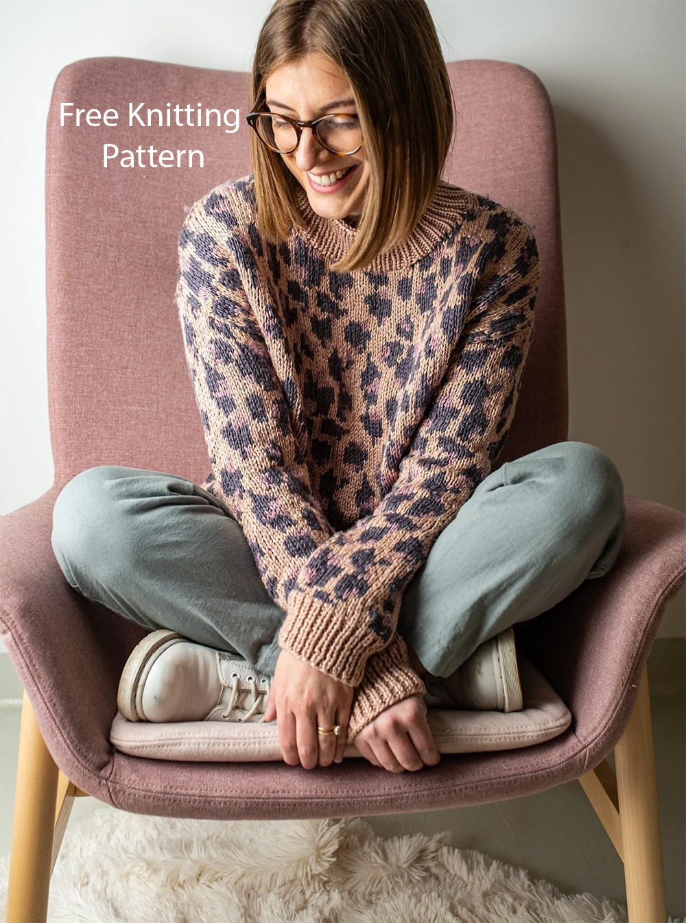 Free Leopard Sweater Knitting Pattern Bromus Cardigan Leopard Print