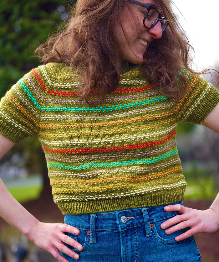 Let's Picnic Tee Knitting Pattern
