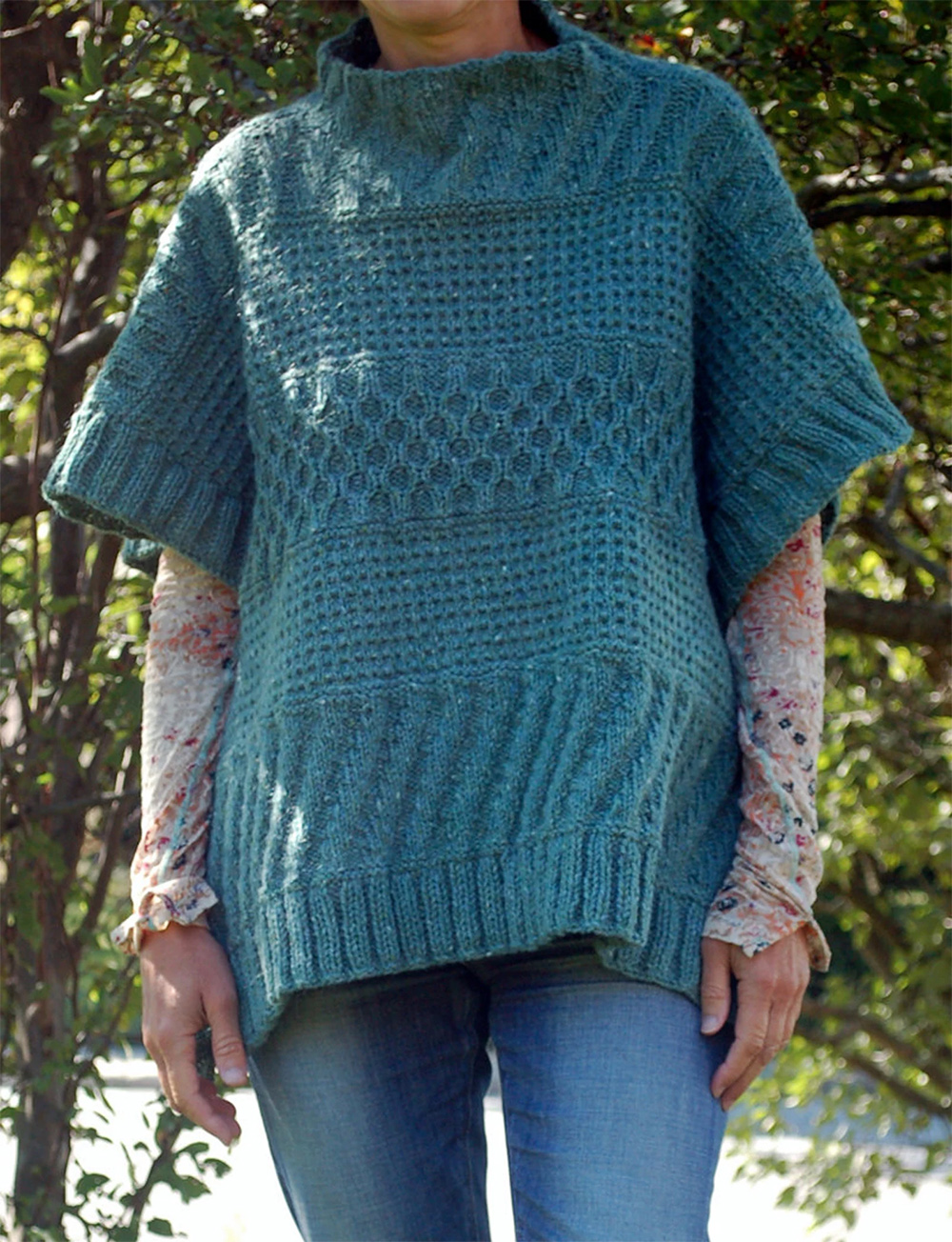 Lexie Poncho Knitting Pattern