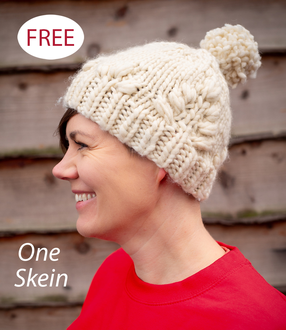 Free One Skein Licht Hat Knitting Pattern