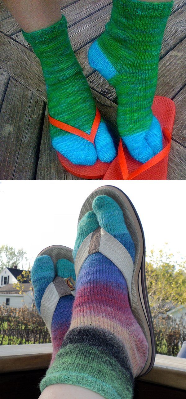 Free Knitting Pattern for Lickety Split Socks