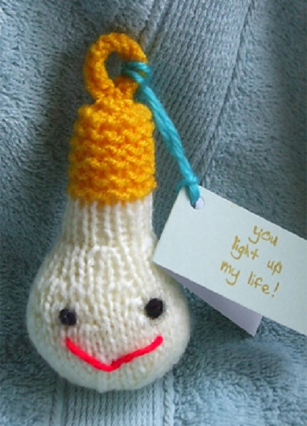 Free Knitting Pattern for Light Bulb