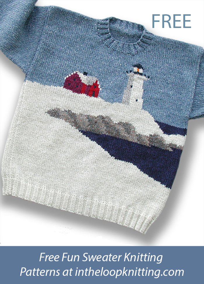 Free Lighthouse Sweater Knitting Pattern