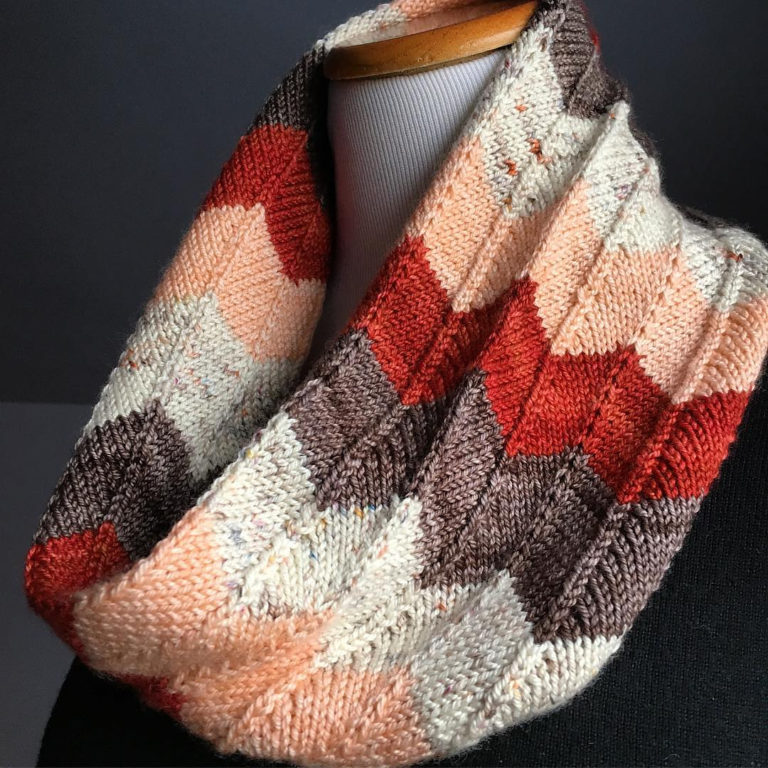 Knit This Two-Color, Fair Isle Cowl Today - Jelm! - Expression Fiber Arts