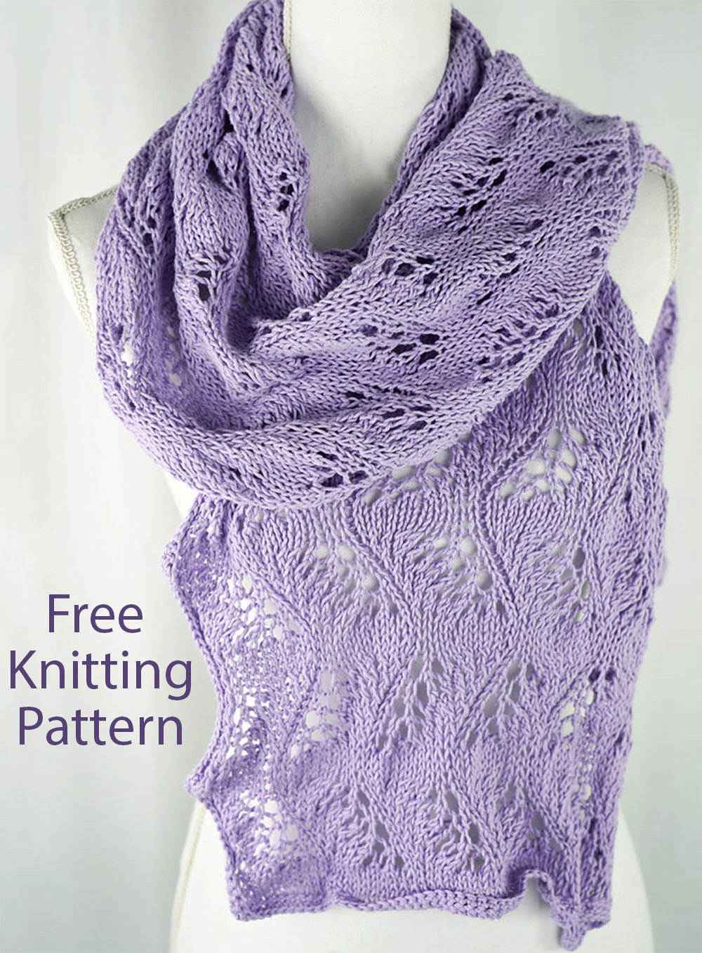 Free Knitting Pattern Lilac Wine Wrap Shawl