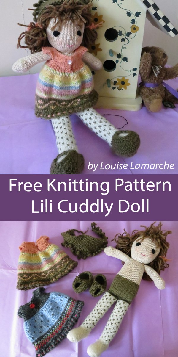 Lili Cuddly Doll Free Knitting Pattern