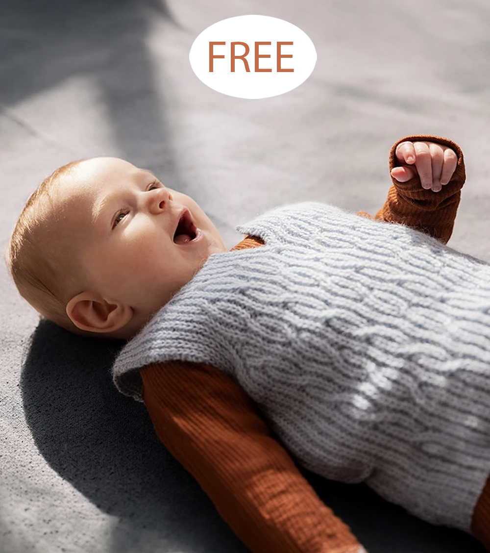 Free Lille Skagerrak Vest Knitting Pattern