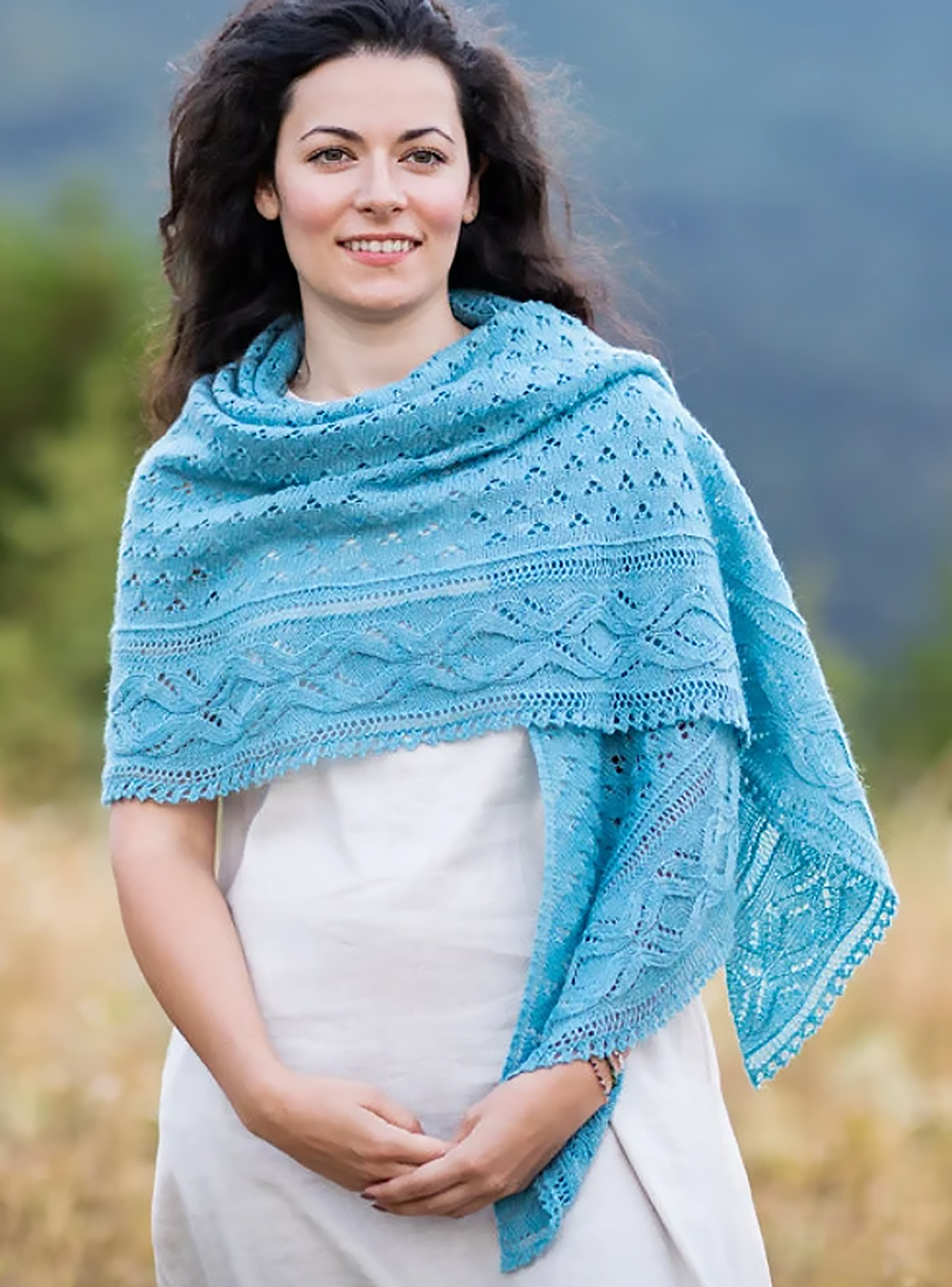 Lily Lace Shawl Knitting Pattern