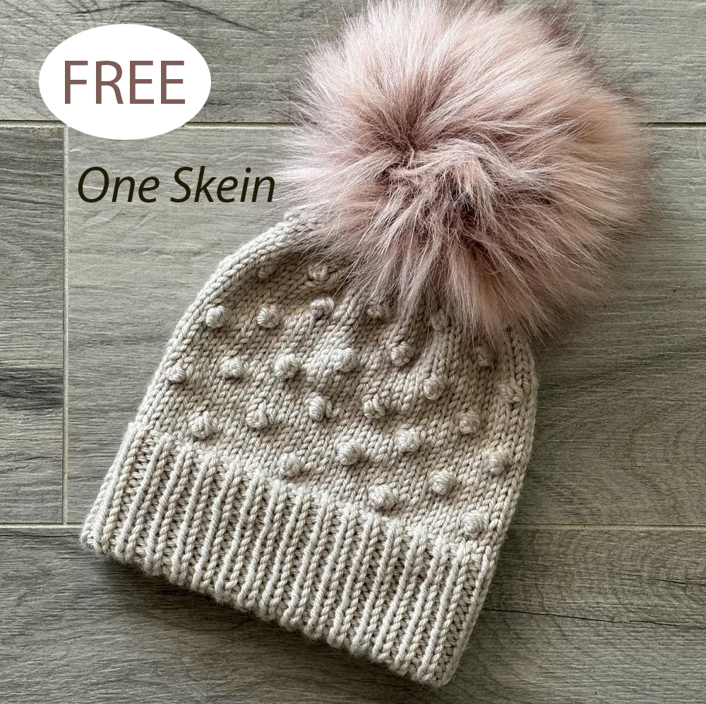 Free Baby Blanket Knitting Pattern Lily's Popcorn Beanie Bobble
