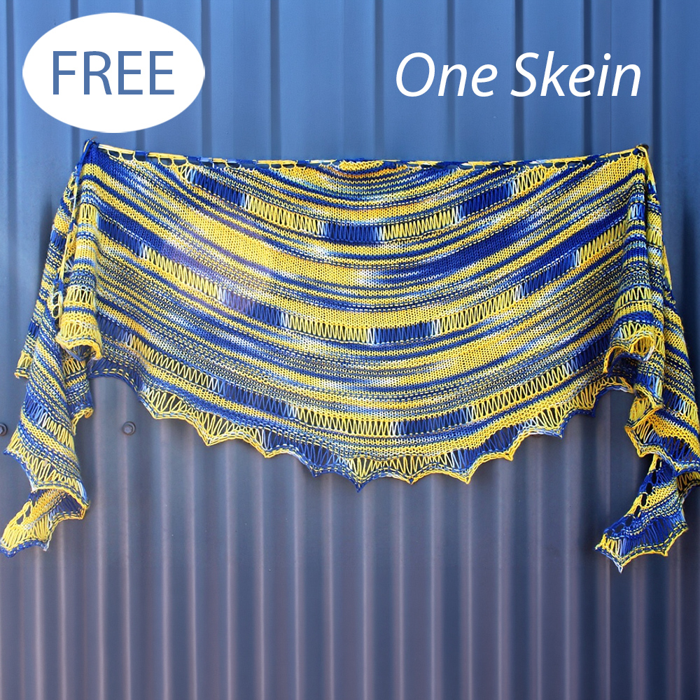 Free Limerick Crescent Shawl Knitting Pattern