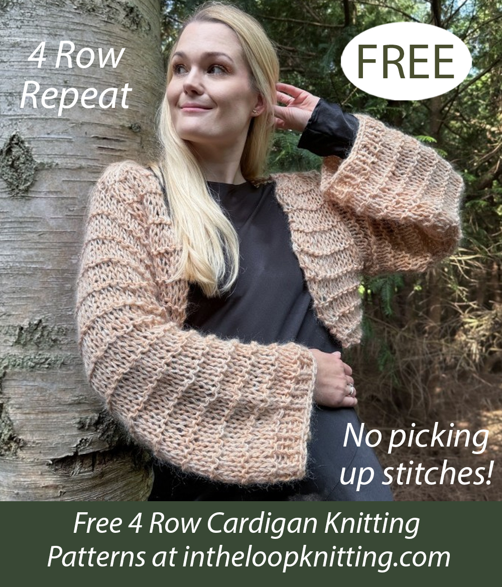 Free Woman’s Limone Cardigan Knitting Pattern