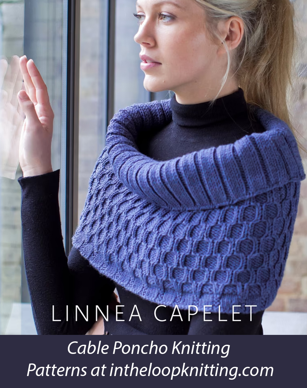 Linnea Capelet Poncho Knitting Pattern