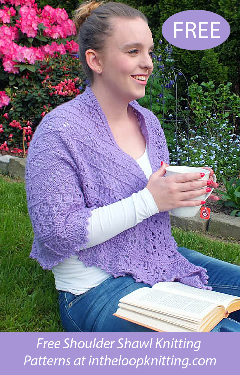 Free Lisa's Garden Shawl Knitting Pattern	