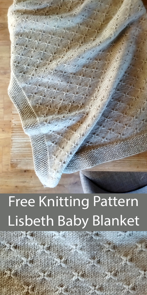 Lisbeth Baby Blanket Free Knitting Pattern