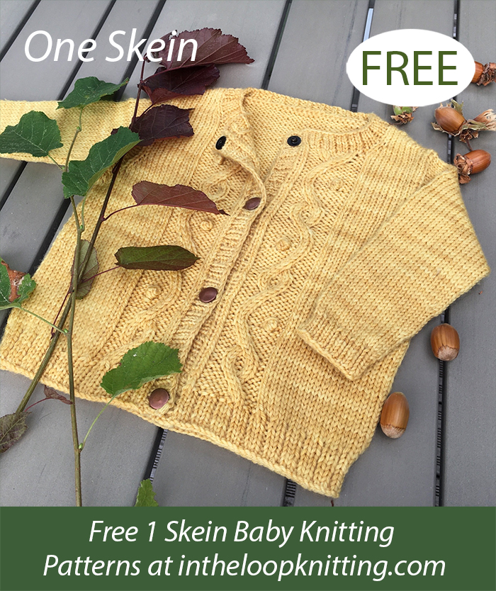 Free Little Amandine Cardigan Knitting Pattern