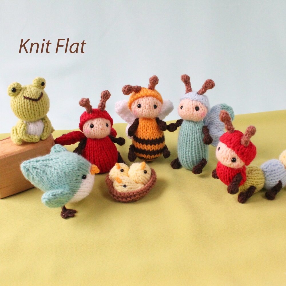 Little Garden Friends Knitting Pattern