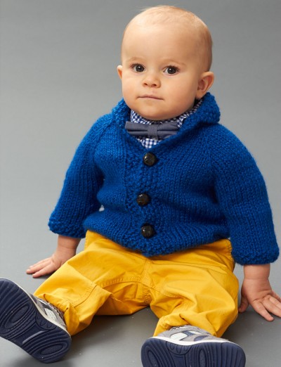 chunky knit baby cardigan pattern free