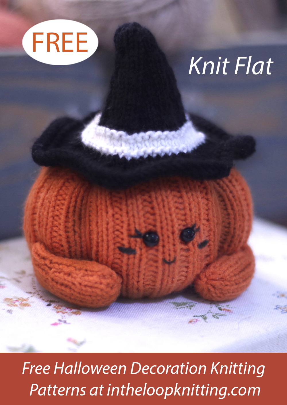 Free Little Halloween Pumpkin Liz Knitting Pattern