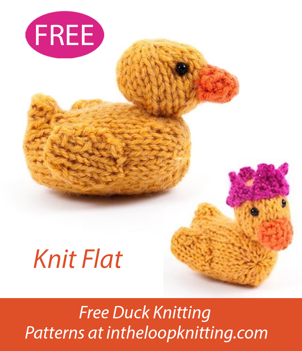 Free Stocking Stuffer Duck Knitting Pattern