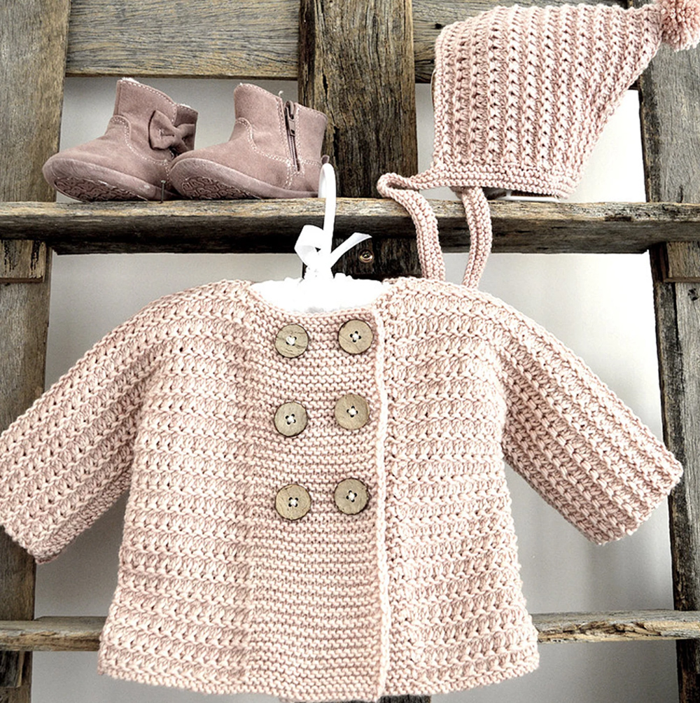 Knitting Pattern  Little Munchkin and Pixie Hat Baby Cardigan