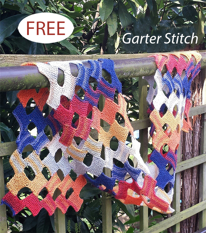 Free Little Rectangles Scarf Knitting Pattern