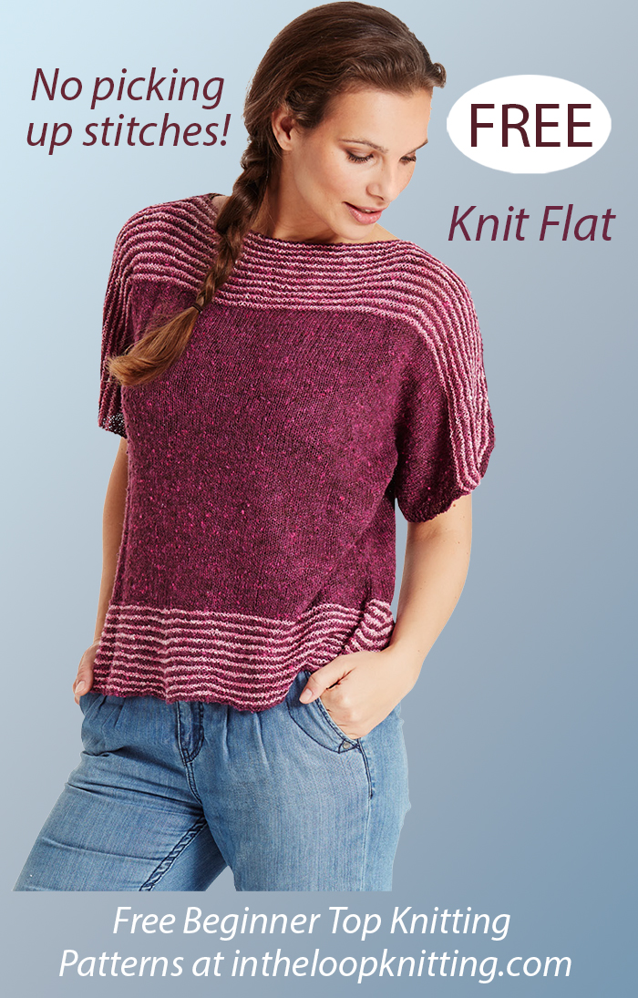Free Little Stripes Top Knitting Pattern