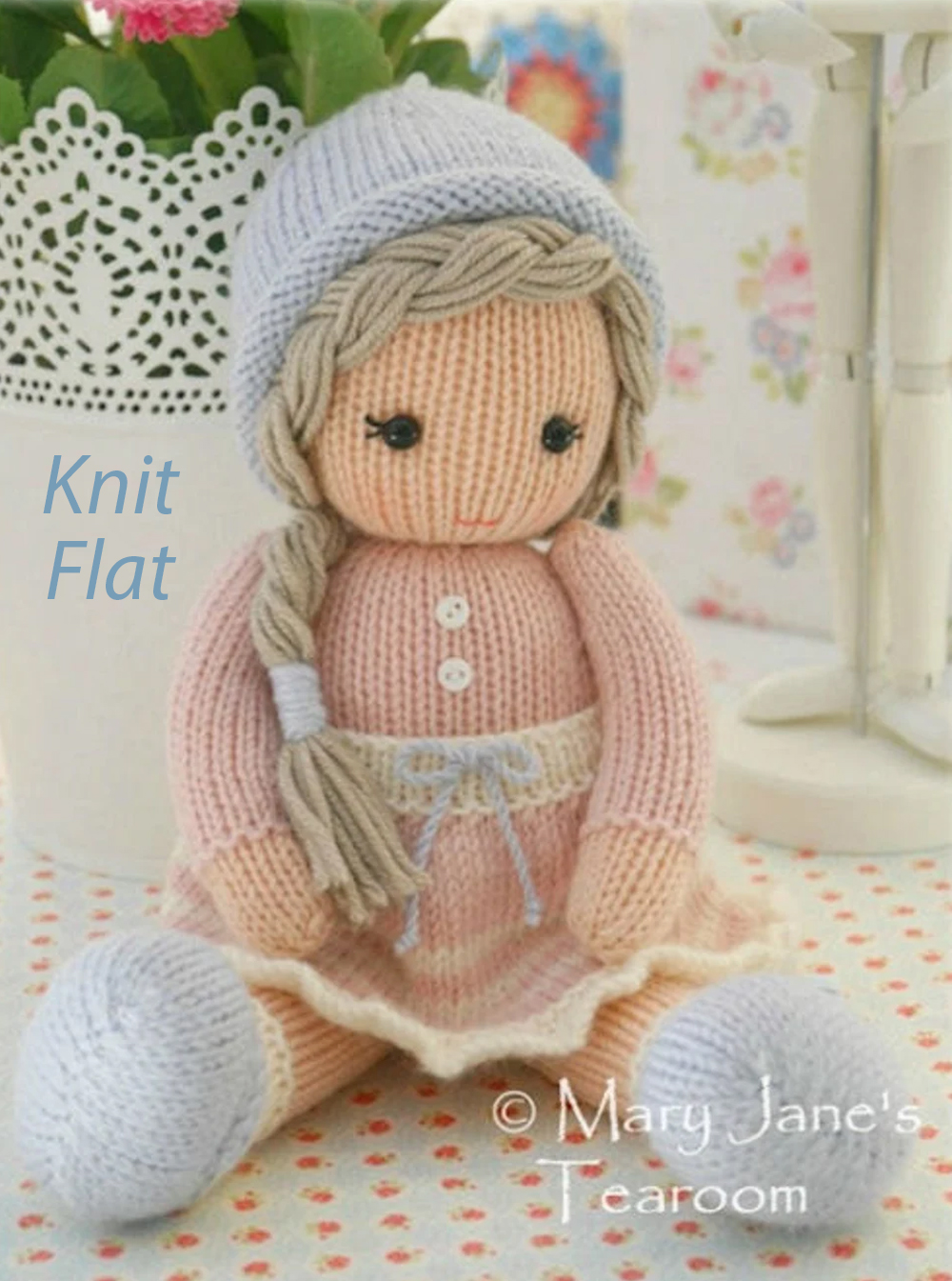 Tearoom Doll Knitting Pattern