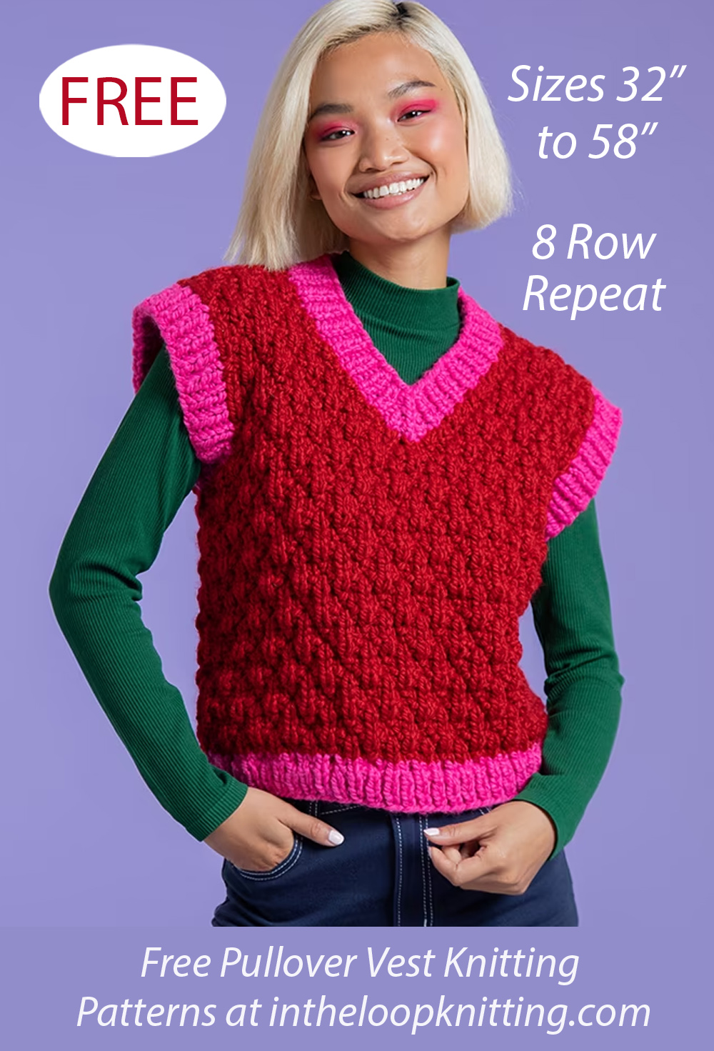 Free Living Your Best Vest Knitting Pattern