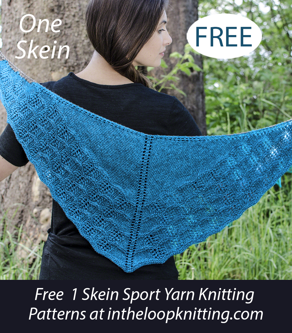 Free Llamerino Shawlette Knitting Pattern