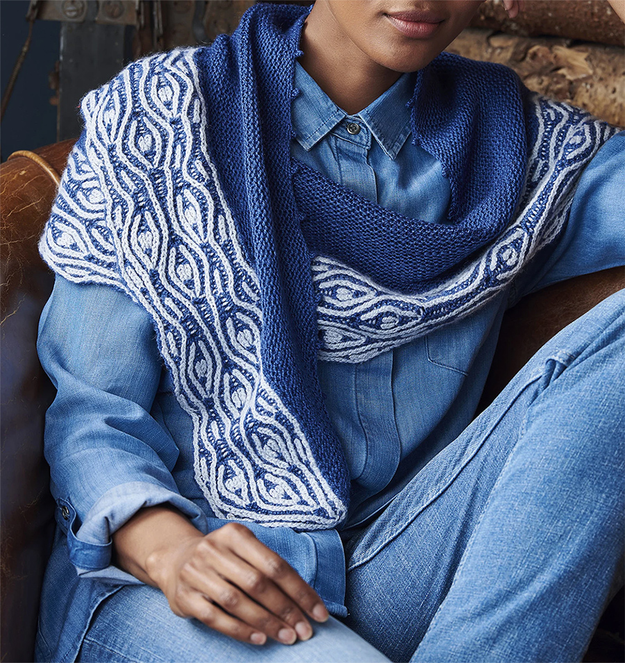 Knitting Pattern Lodore Falls Shawl