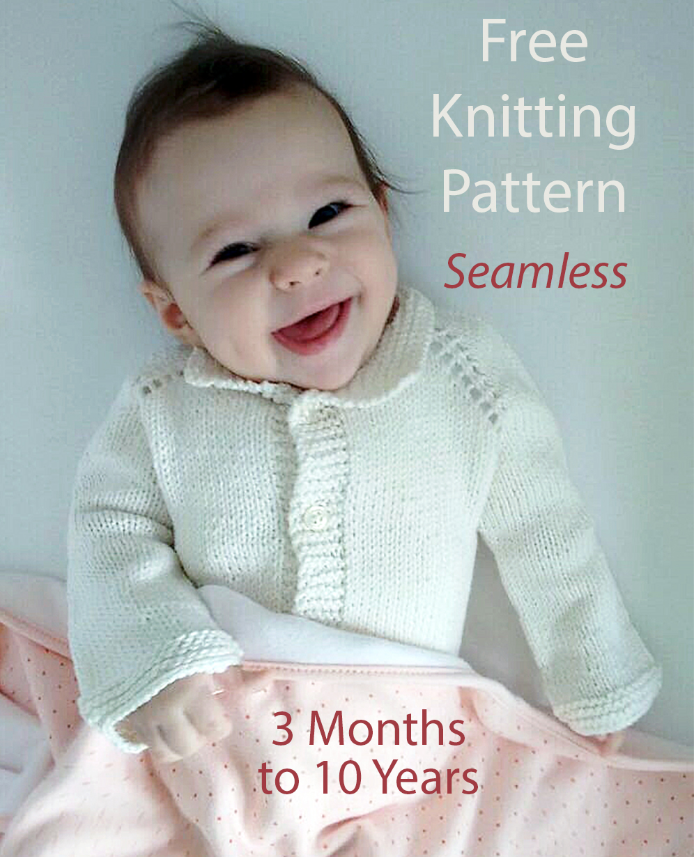 Free Baby and Child London Cardi Sweater Knitting Pattern